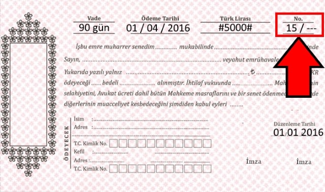 Senet Doldurma Adım 4